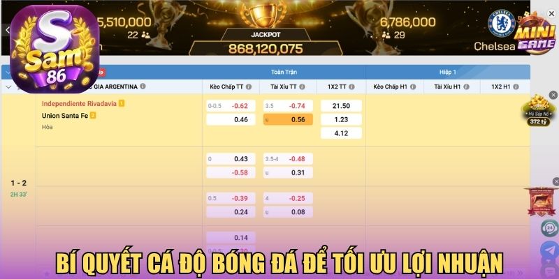 Bí quyết cá độ bóng đá để tối ưu lợi nhuận Bí quyết cá độ bóng đá để tối ưu lợi nhuận